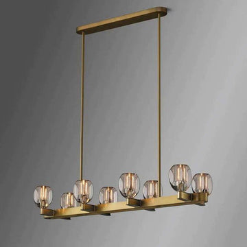 Alier Crystal 8-Lights Dining Pendant