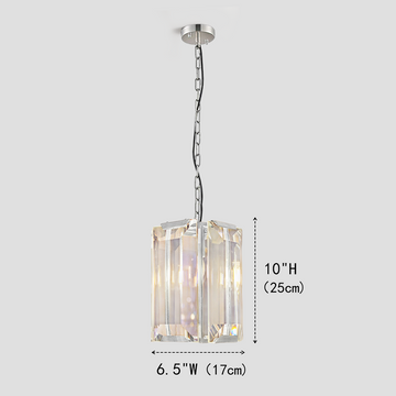 Hadint Square Crystal Pendant