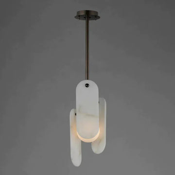 Alabaster Megalith Single Pendant