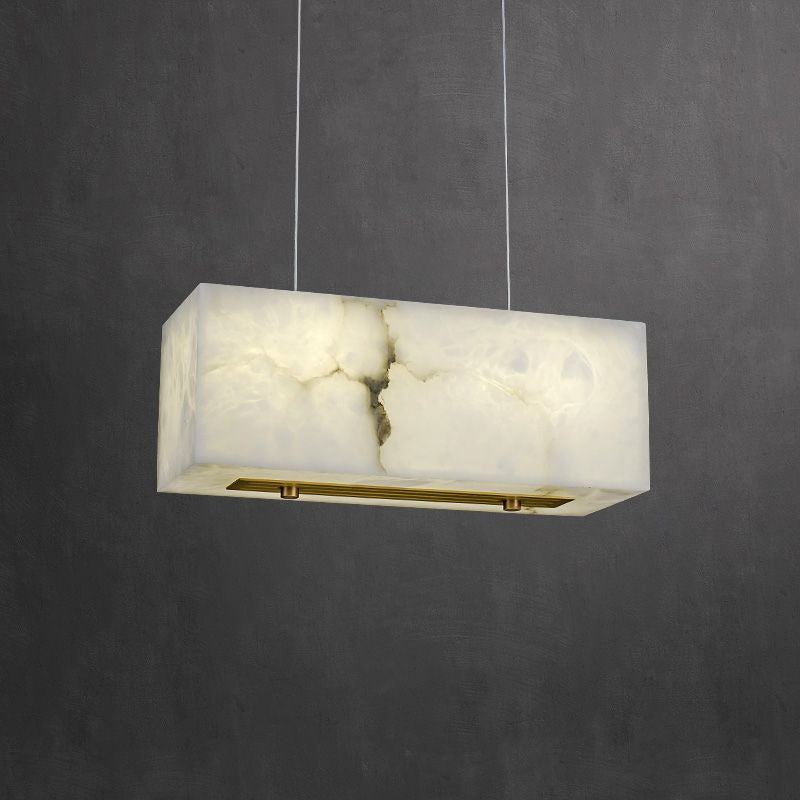 Fanci Alabaster Cuboid Dining Room Chandelier,Dining Room Chandelie