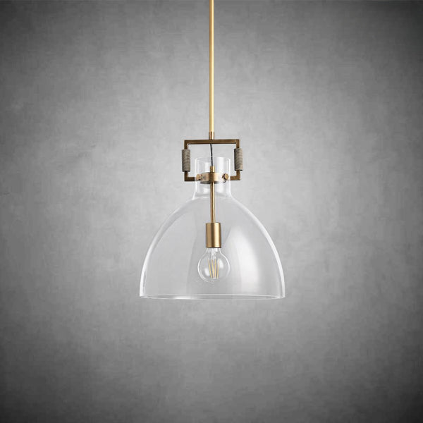 Machine Glass Cloche Pendant 10'' 14'' 18''