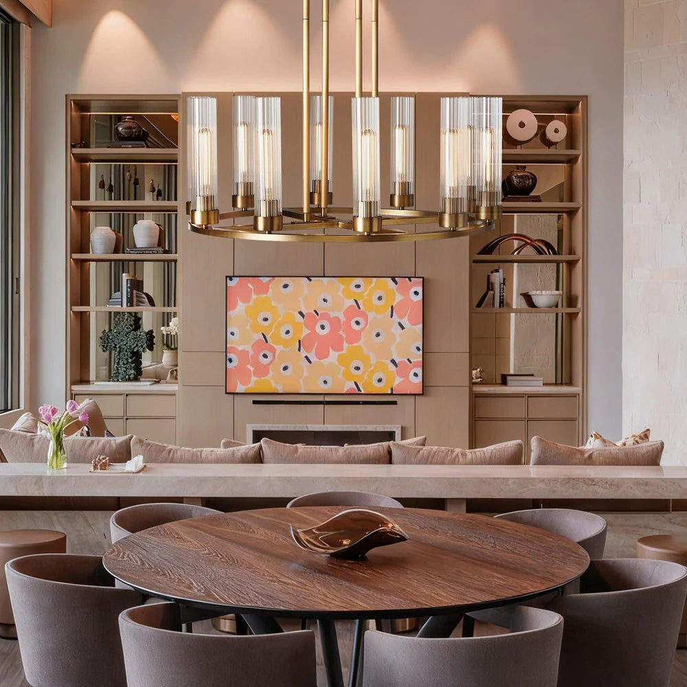 Andreas Round Chandelier 10/12 Light-Fanci Lamps