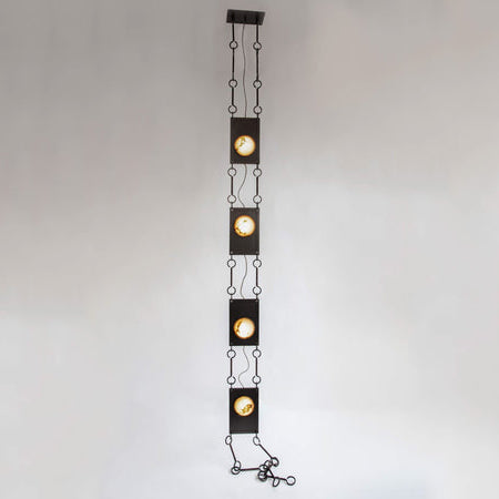 Nima Drop Luxury Modern Alabaster Linear Chandelier