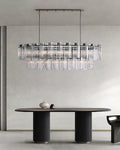 Delsie Oval Chandelier 51''63''72''-Fanci Lamps
