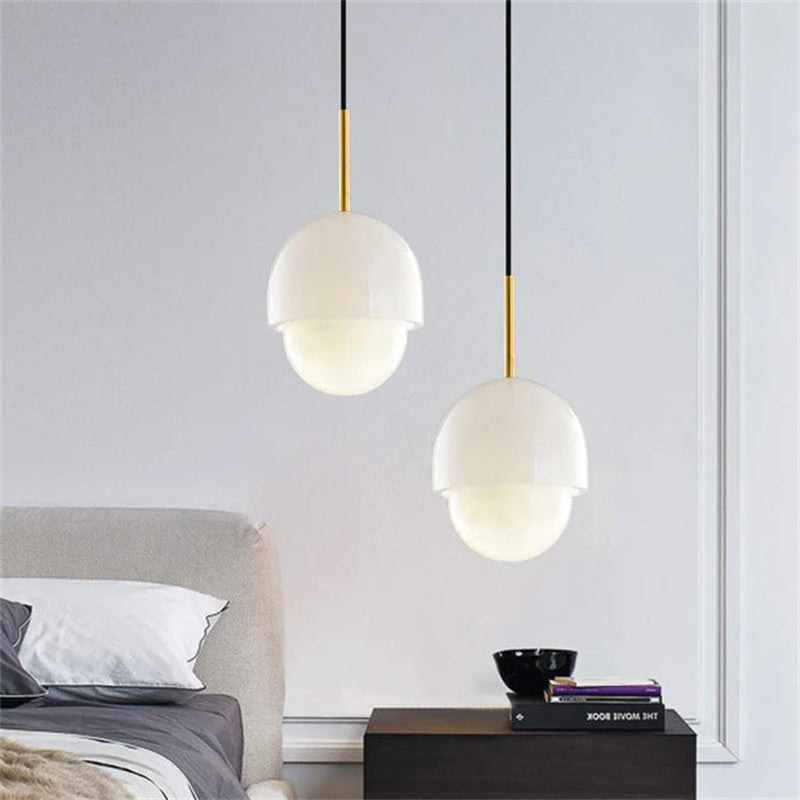 Stacy Modern Alabaster Pendant Light