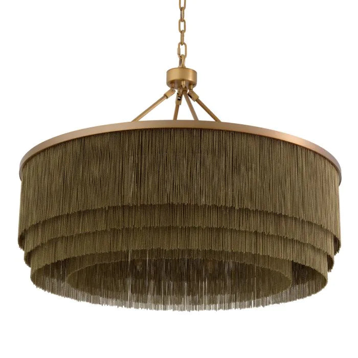 Tissot L - Antique Brass Finish Chandelier