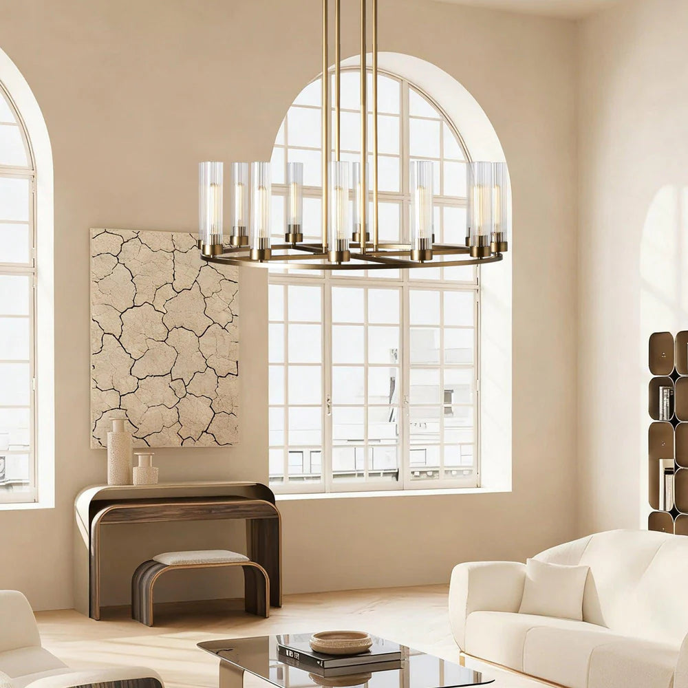 Andreas Round Chandelier 10/12 Light-Fanci Lamps