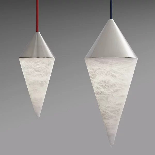 Fanci Hannah Alabaster Chandelier,  Simple Pendant Light