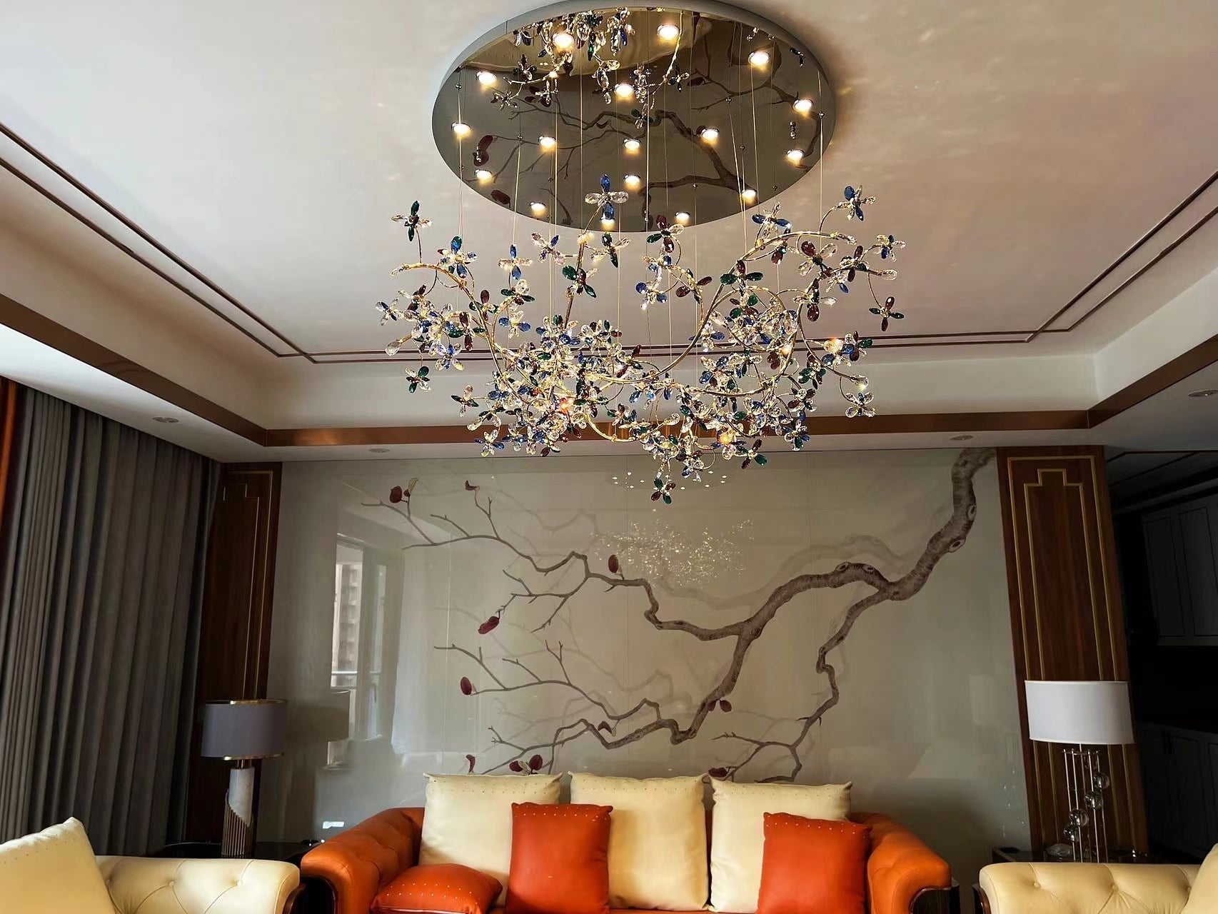 Modern Crystal Branch Chandelier Luxury Home Lighting chandeliers for dining room,chandeliers for stairways,chandeliers for foyer,chandeliers for bedrooms,chandeliers for kitchen,chandeliers for living room Kevinstudiolives