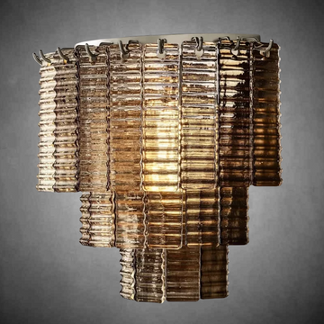 Siren Smoke Glass Wall Sconce