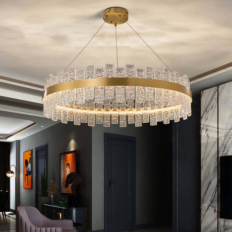 Mignon Post Modern Round Chandelier - Ineffable Lighting