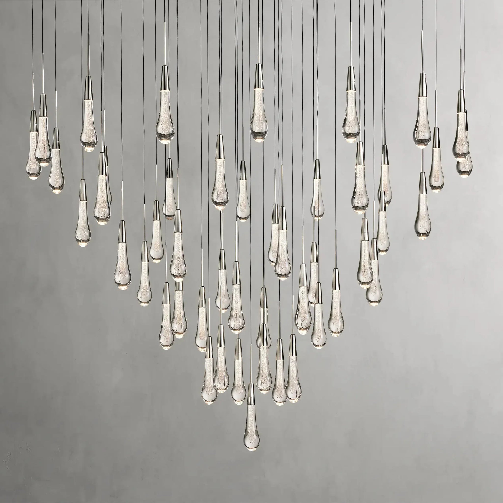 Soltaire Round Chandelier 58"W