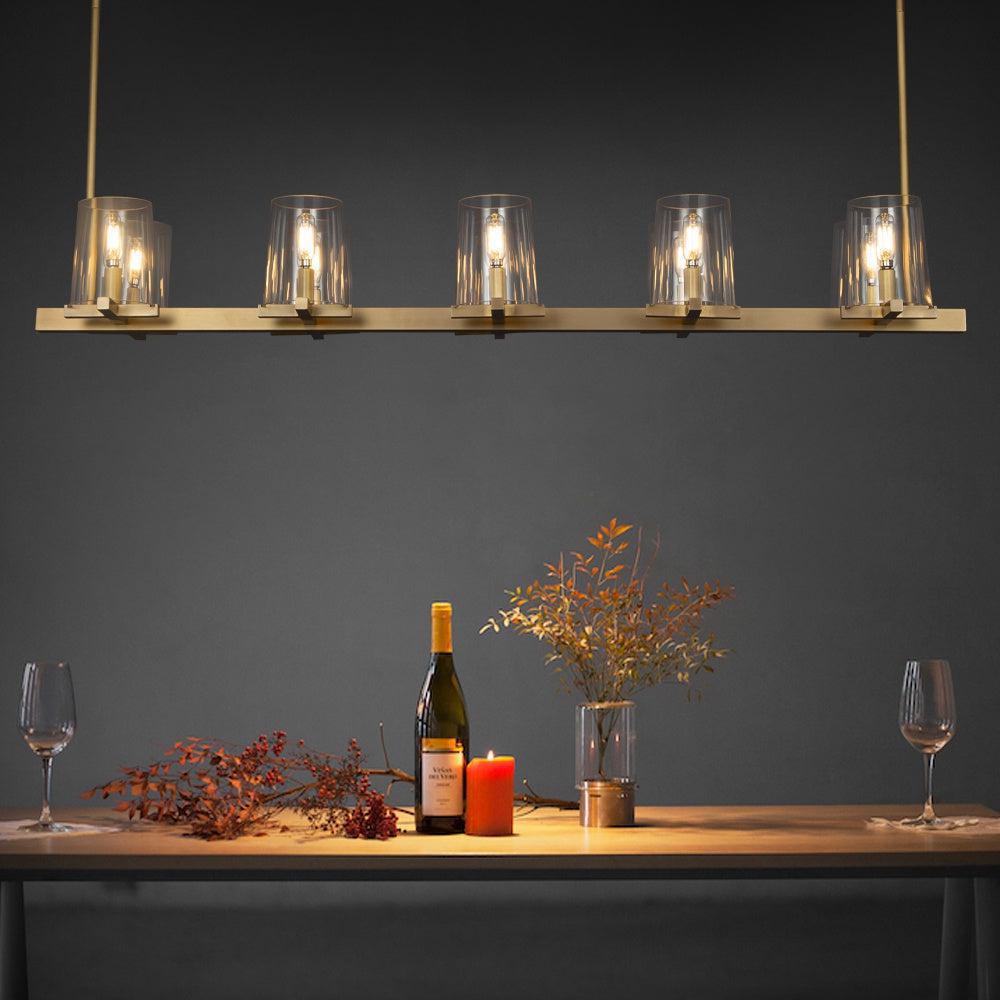 Pauillae Modern Linear Chandelier 49"60"
