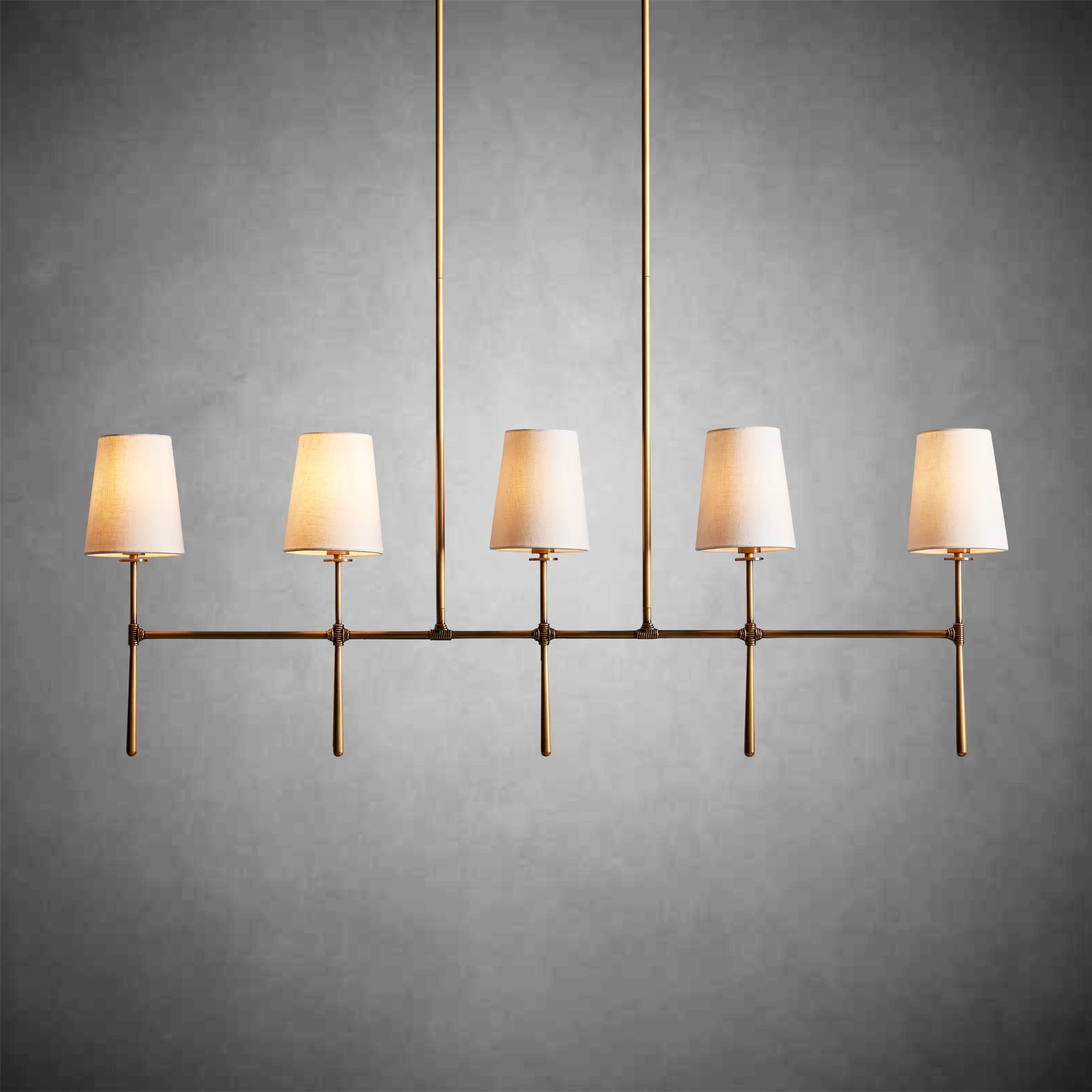 Rhodes Linear Chandelier 5/6 Light