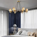 Brass,post-modern,industrial style, bulb, light luxury, 6 heads, glass, 8 heads,chandeliers, branch, pendants, Lyfairs, living room. bedroom, dining room, light,