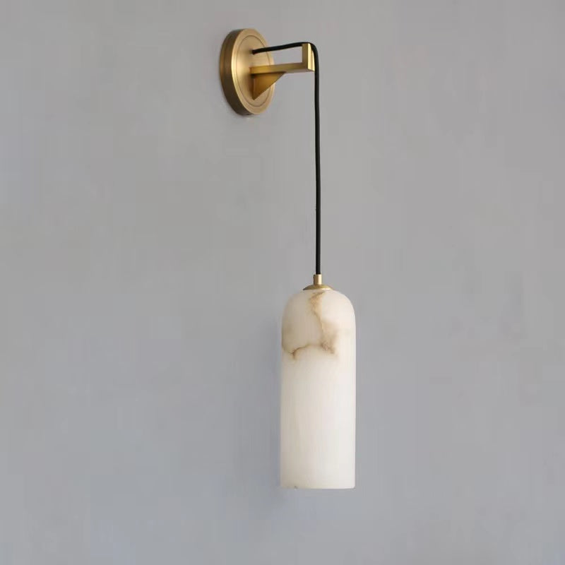 Louise Modern Alabaster Wall Sconce, Wall Lamp For Living Room,Bedroom Wall Light Fixtures J-CHANDELIER