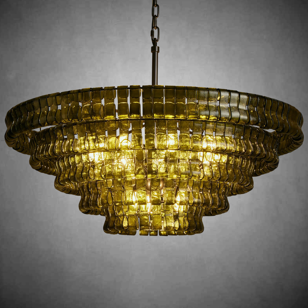 Ghiaccio Round Chandelier 24"36"48"60"-Fanci Lamps