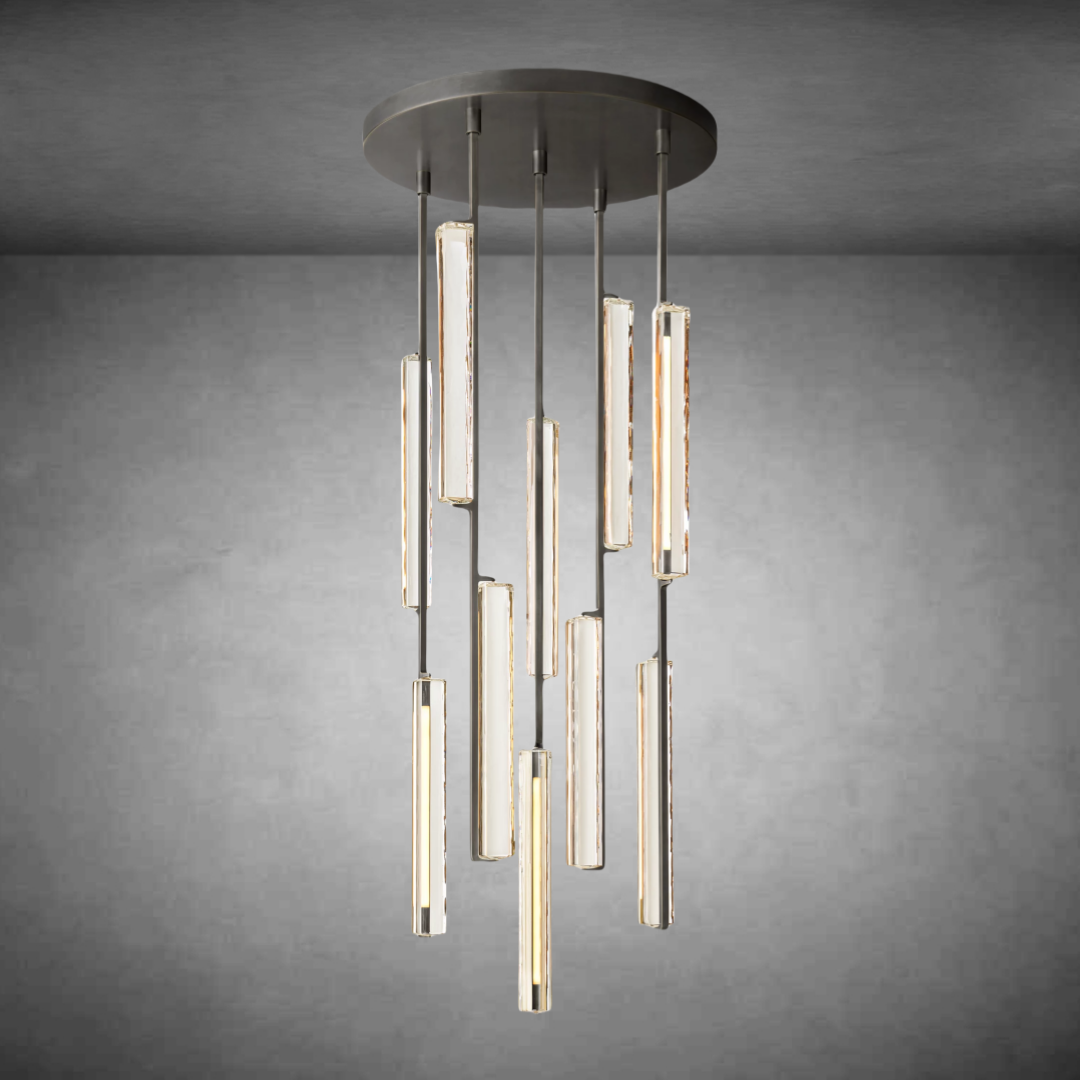 Audubany Crystal Round Chandelier