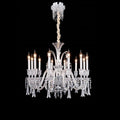 Opulent Classic Candle Crystal Grand Chandelier chandeliers for dining room,chandeliers for stairways,chandeliers for foyer,chandeliers for bedrooms,chandeliers for kitchen,chandeliers for living room Kevinstudiolives 12 Lights 37