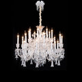 Opulent Classic Candle Crystal Grand Chandelier chandeliers for dining room,chandeliers for stairways,chandeliers for foyer,chandeliers for bedrooms,chandeliers for kitchen,chandeliers for living room Kevinstudiolives 30 Lights 47.24