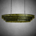 Ghiaccio Oval Chandelier 54''65''-Fanci Lamps