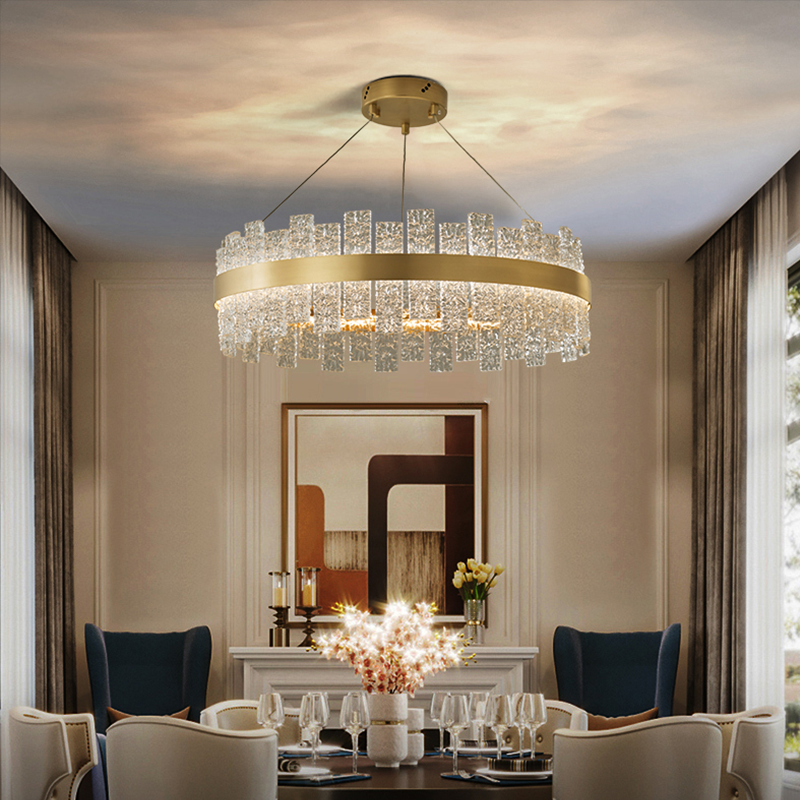 Mignon Post Modern Round Chandelier - Ineffable Lighting
