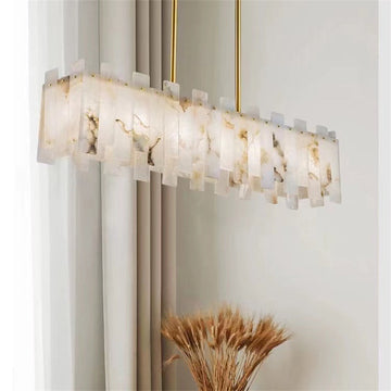 Venus Alabaster Linear Chandelier