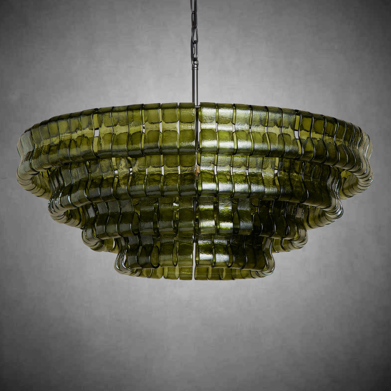 Ghiaccio Round Chandelier 24"36"48"60"-Fanci Lamps