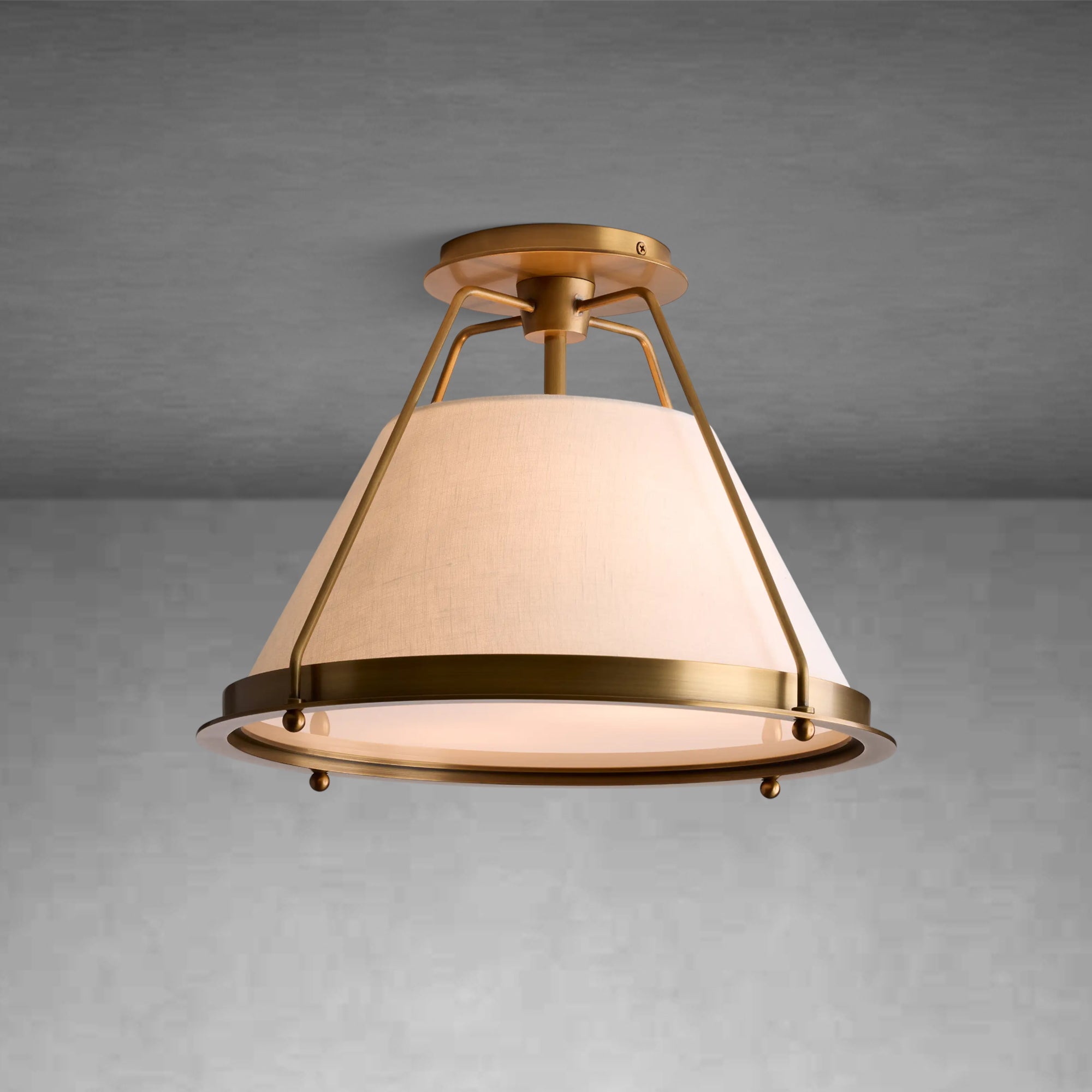 Fanci Lamps Shelton Flush Mount - Thumbnail 3