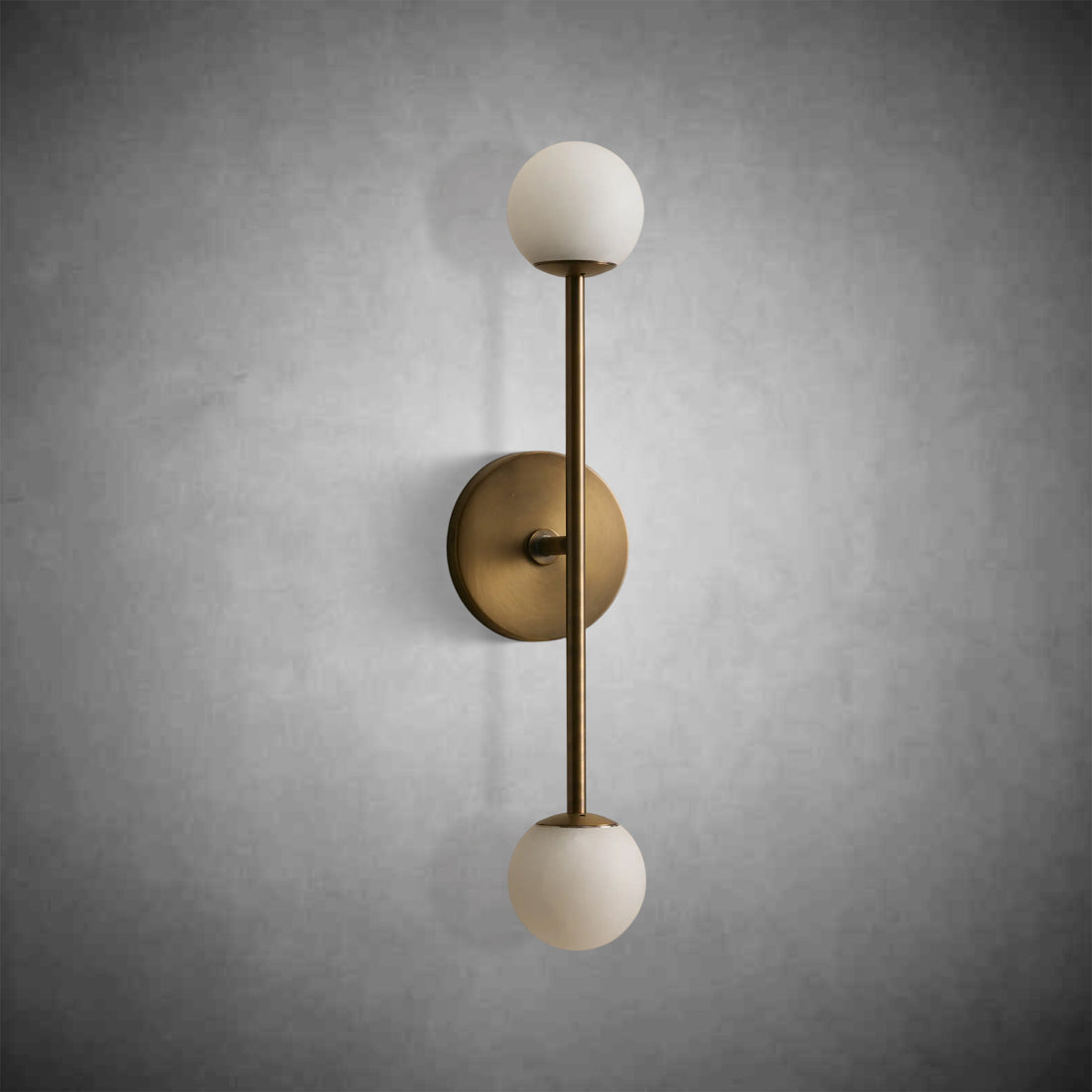 Girouette Alabaster Double Wall Sconce