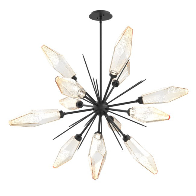 Beveled Crystal Round Chandelier