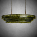 Ghiaccio Oval Chandelier 54''65''-Fanci Lamps