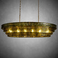 Ghiaccio Oval Chandelier 54''65''-Fanci Lamps