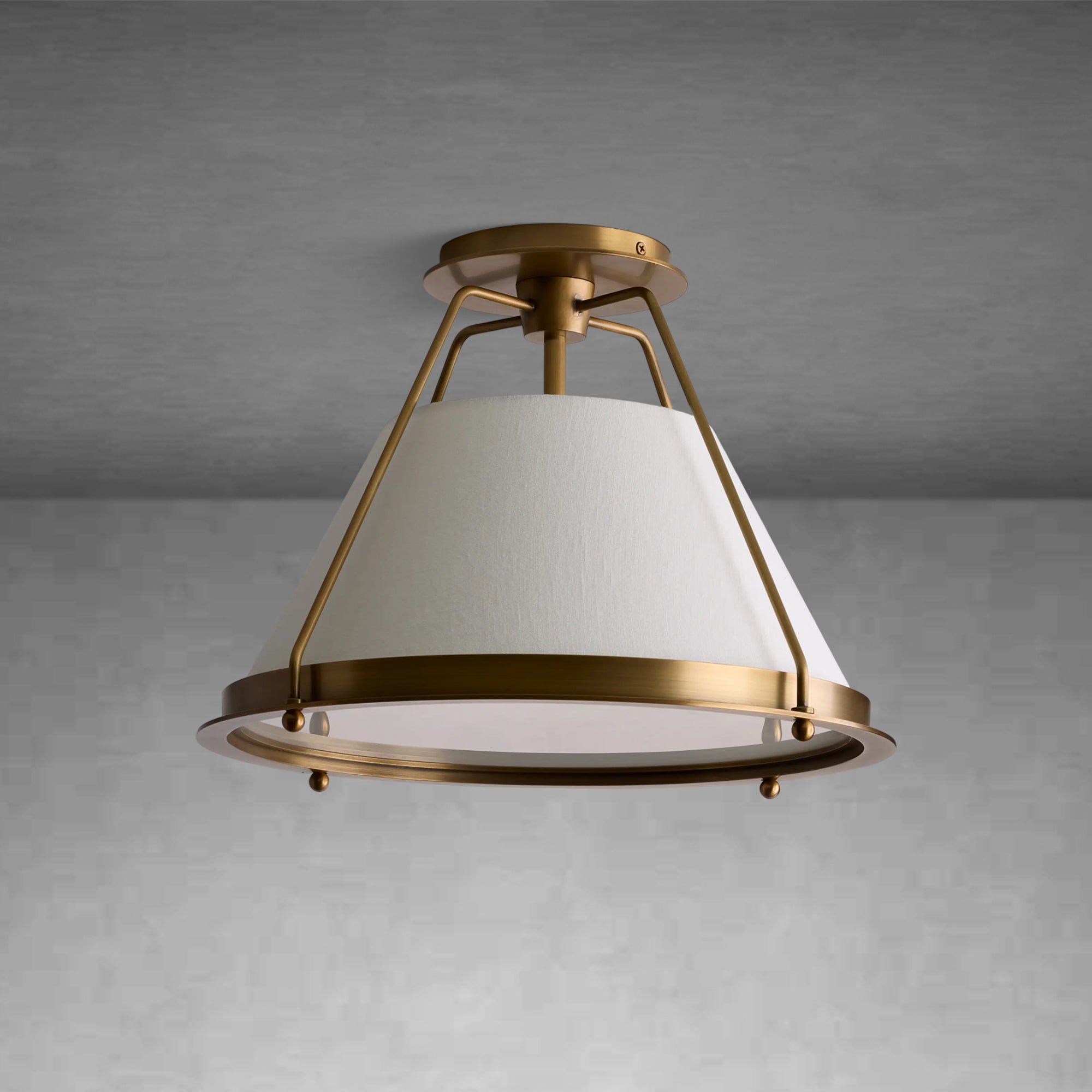Fanci Lamps Shelton Flush Mount - Thumbnail 2