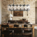 Amaya Rectangular Chandelier 12/16 Light-Fanci Lamps