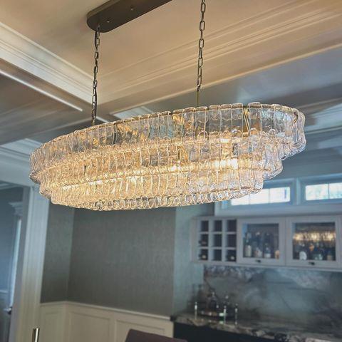 Ghiaccio Oval Chandelier