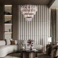 Delsie Round Chandelier 38''48''60''-Fanci Lamps