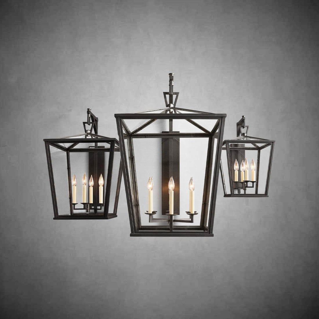 English Openwork Outdoor Wall Sconce