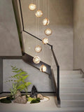 Modern Luxury Long Chandelier for Loft and Villa Spaces Chandelier Kevinstudiolives 8 Lights 15.75