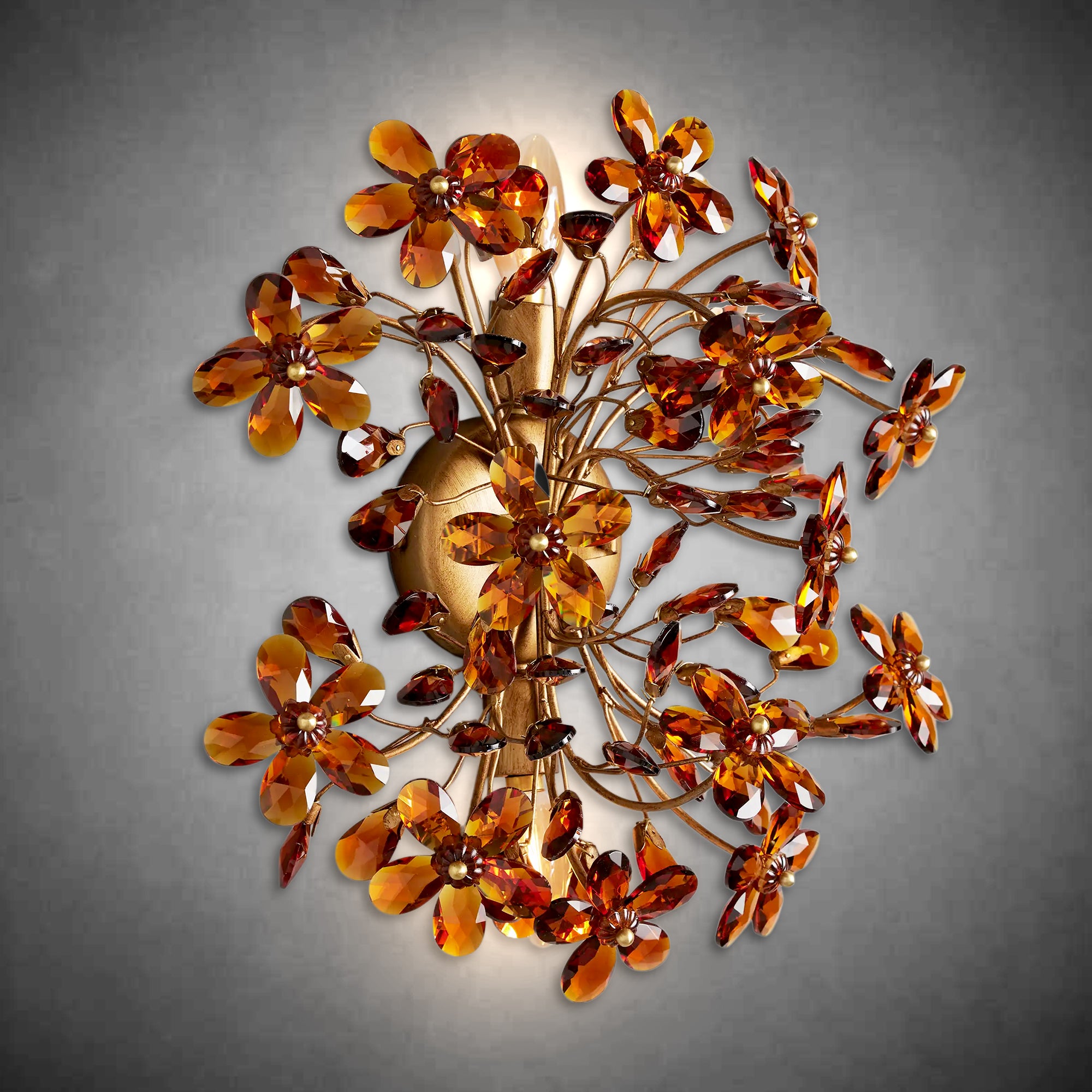Fiore Colored 2-Light Wall Sconce 14"H
