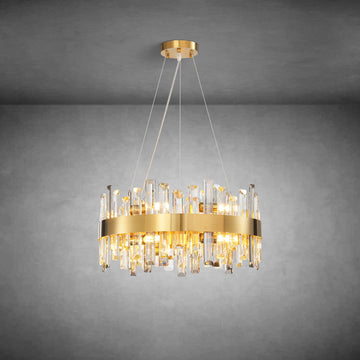 Modern Round Crystal Chandelier