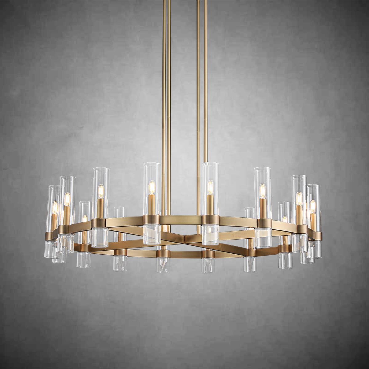 Raveller Glass Round Chandelier 48"