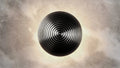 Alabaster Mono Penadnt Solar Eclipse