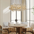 Fiore Crown Chandelier 39''48''60''-Fanci Lamps