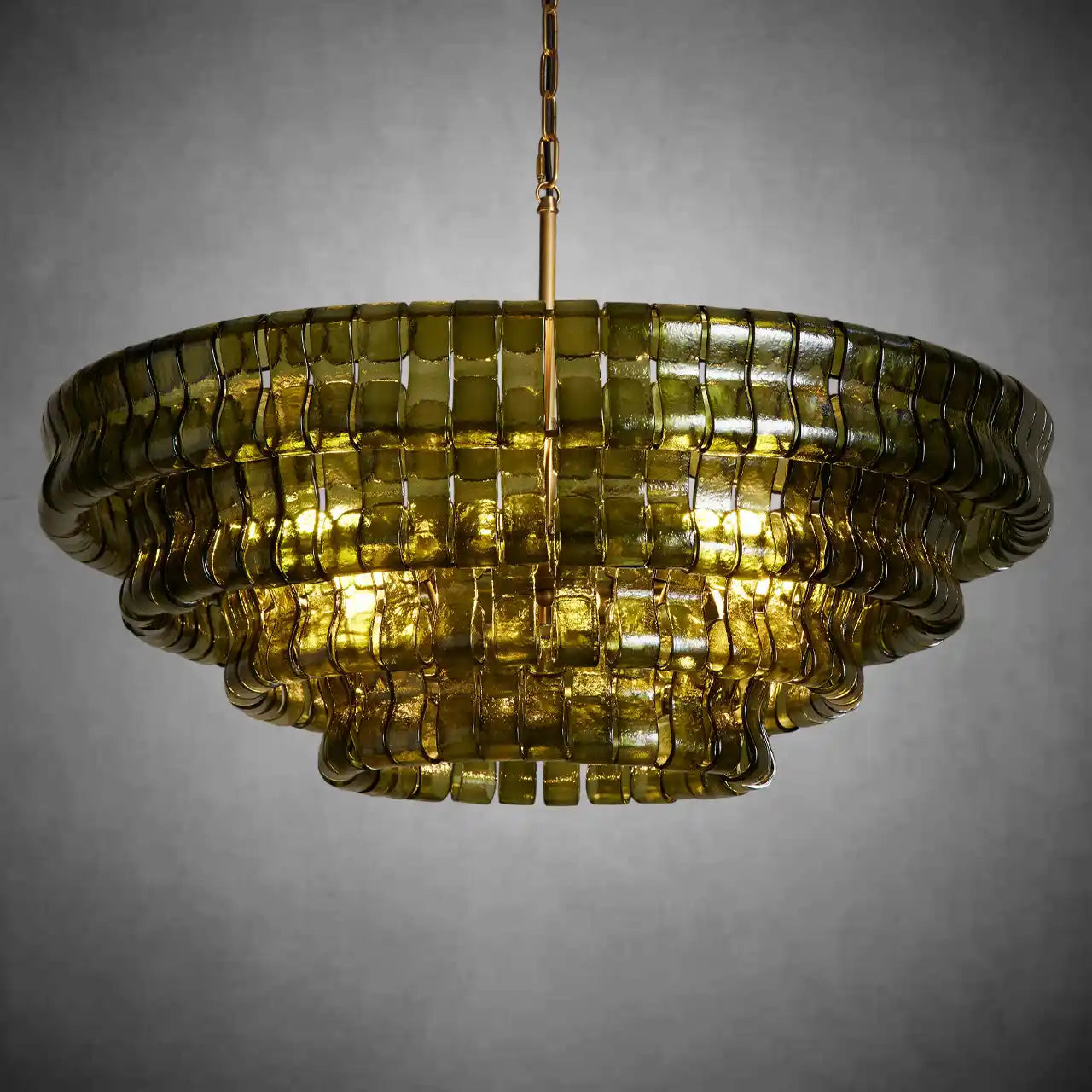 Ghiaccio Round Chandelier 24"36"48"60"-Fanci Lamps