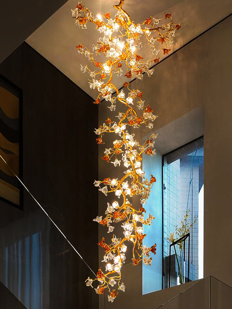 Luxury Villa Elegant Villa Blossom and Branch Chandelier,  Kevin Studio