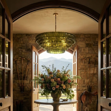 Ghiaccio Round Chandelier 24"36"48"60"-Fanci Lamps