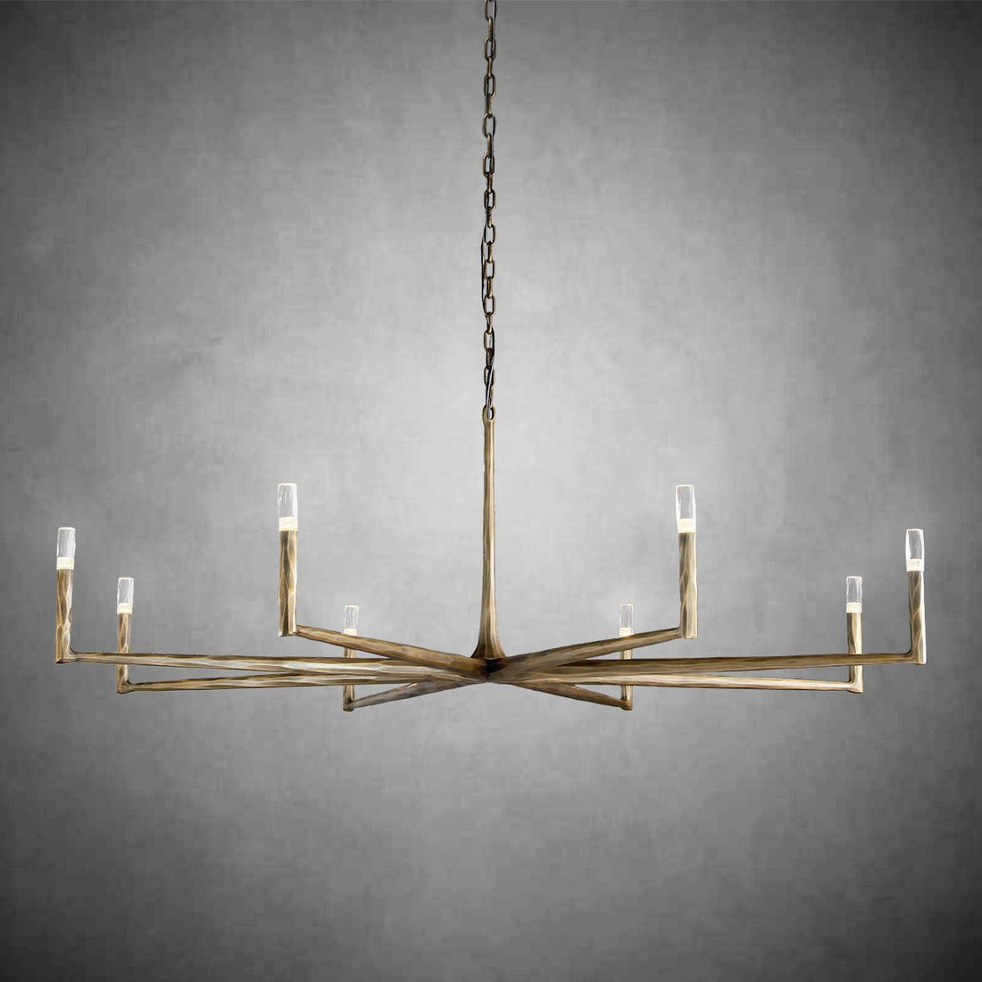 Thadeas Forged Round Chandelier 36" 48” 60” 72”