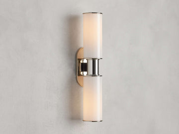 Harlin 2-Light Wall Sconce in Milk