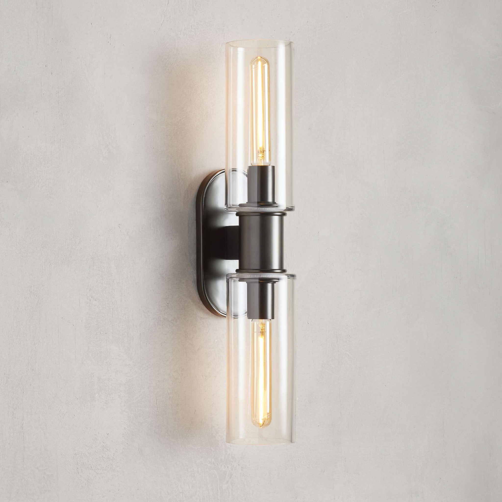 Harlin 2-Light Wall Sconce in Clear